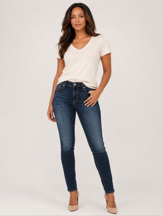 PAIGE Denim - ❤️ PAIGE SKYLINE SKINNY JEANS, SURFACE WASH, 12 (31)
